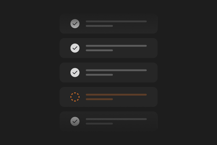 Ejemplo visual de un sistema de contenido para redes sociales